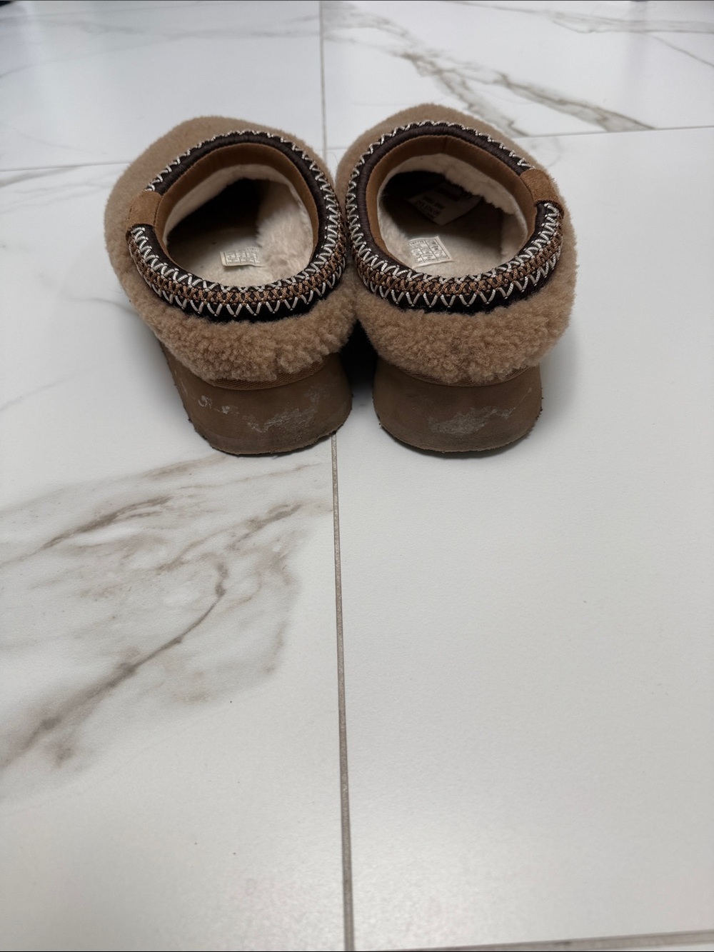 UGG Chestnut Shearling Slip-On Mules - Picture 3 of 6